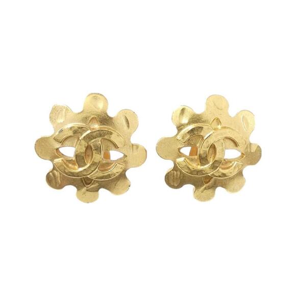 CHANEL Gold Earrings